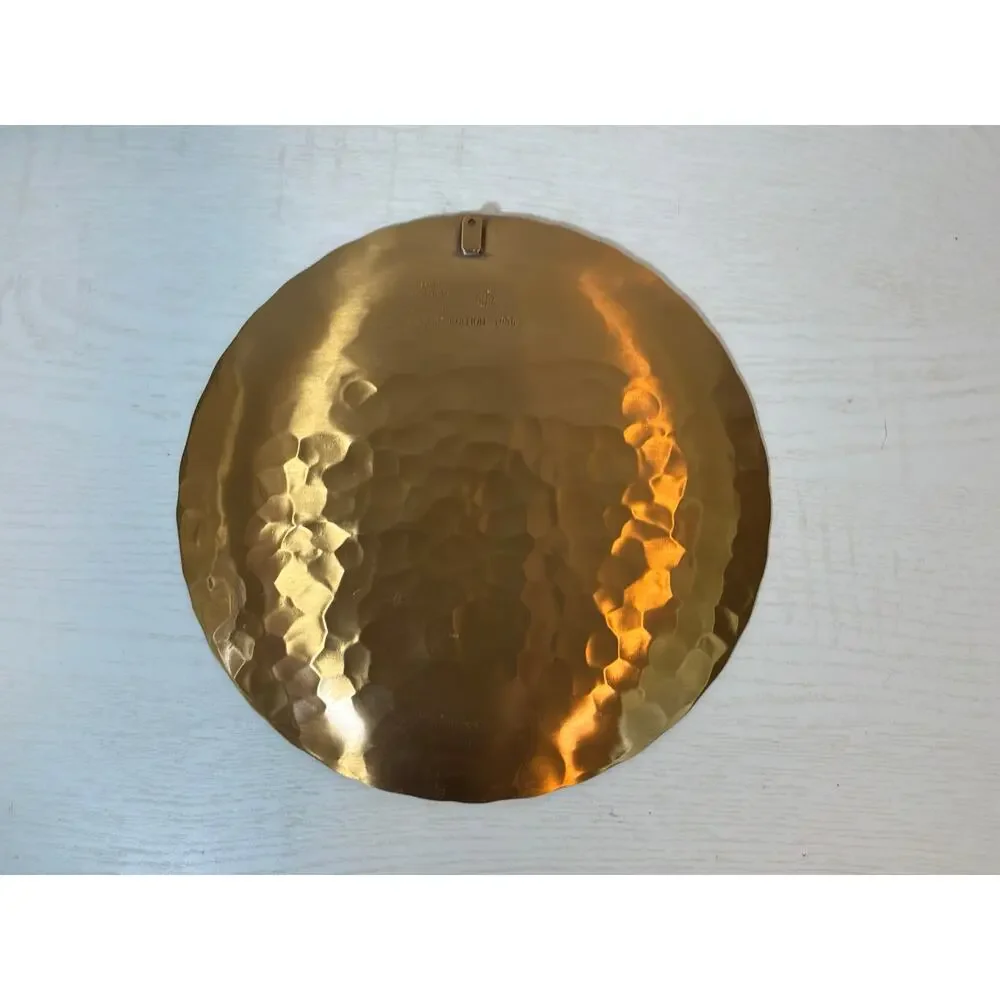 Vintage Wendell August Forge Solid Bronze Plate Featuring 1989 I'll Be Darn